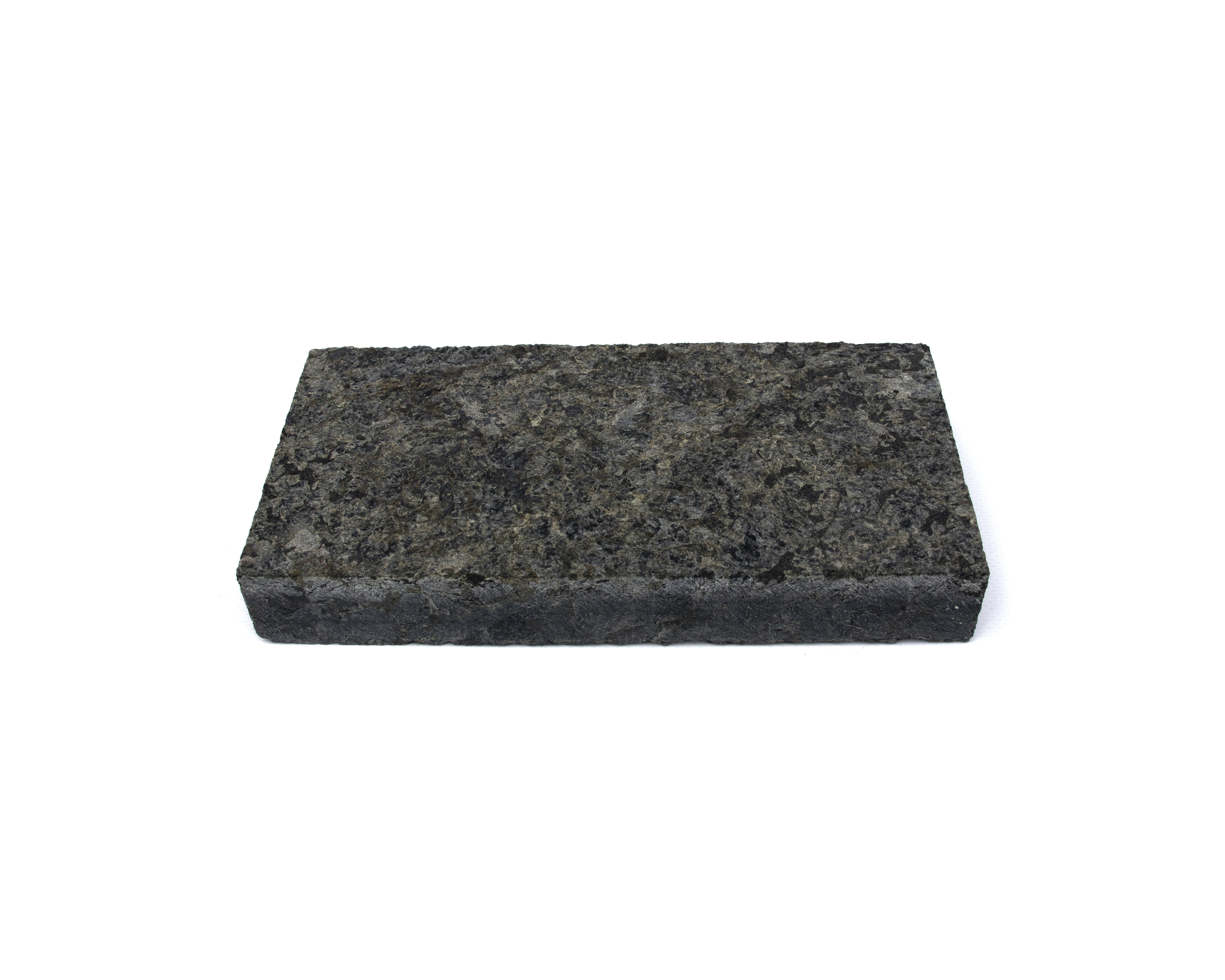 Бруківка гранітна з лабрадориту 200х100х30 мм пиляна  термооброблена